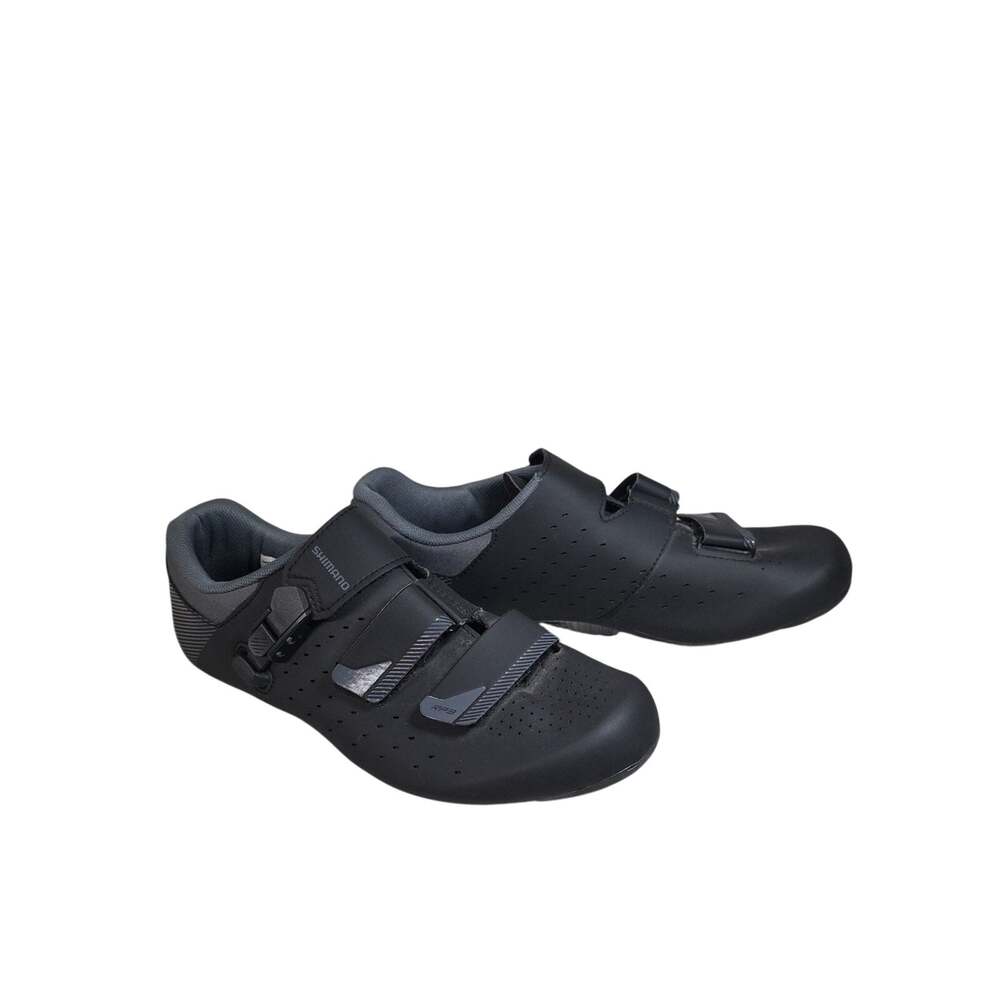 Shimano RP3 Model SH-RP301 Road Cycling Shoes Black Leather Mens Size 47 US 11.5